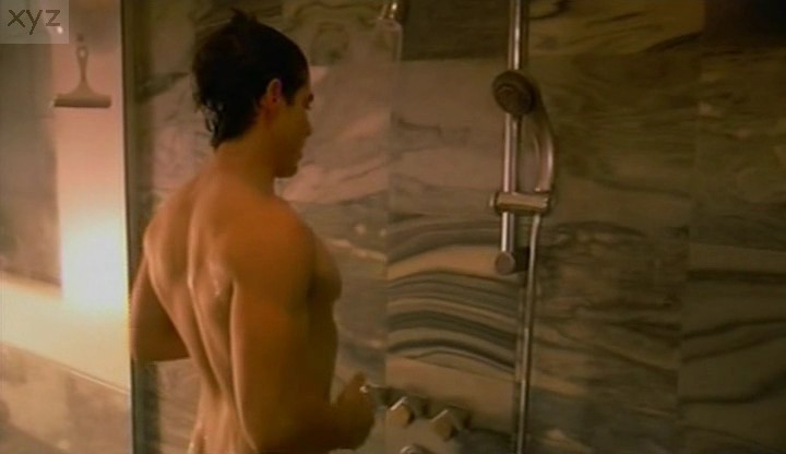 David Moretti nude in shower scene