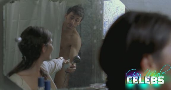 Michael Cohen totally naked in a shower
