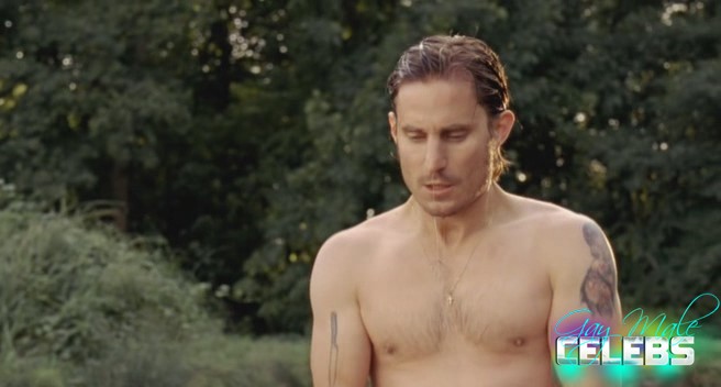 Lovely Clemens Schick is getting naked to go for a swim with his colleague ...