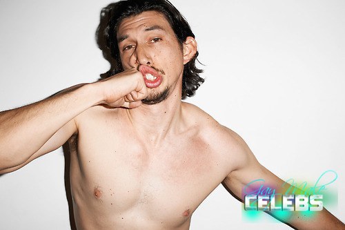 Nude photos of Adam Driver by Terry Richardson
